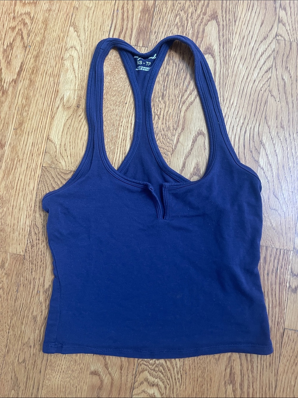 Women's Navy Racerback Tank Top